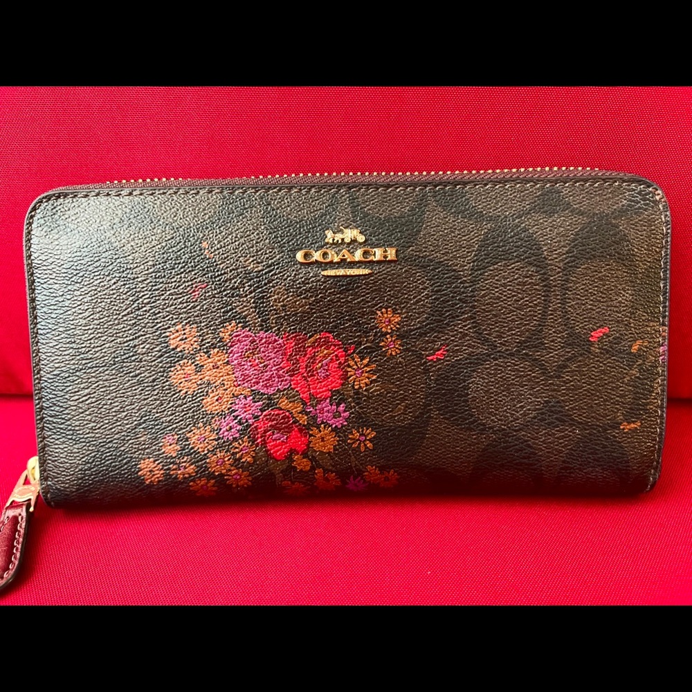 Limited Edition Floral Coach Wallet